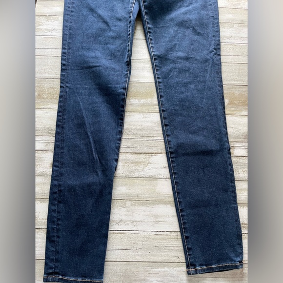 SOLD AE Next Level Super High-Waisted Dark Blue Jegging size 12 X-long - Picture 8 of 15
